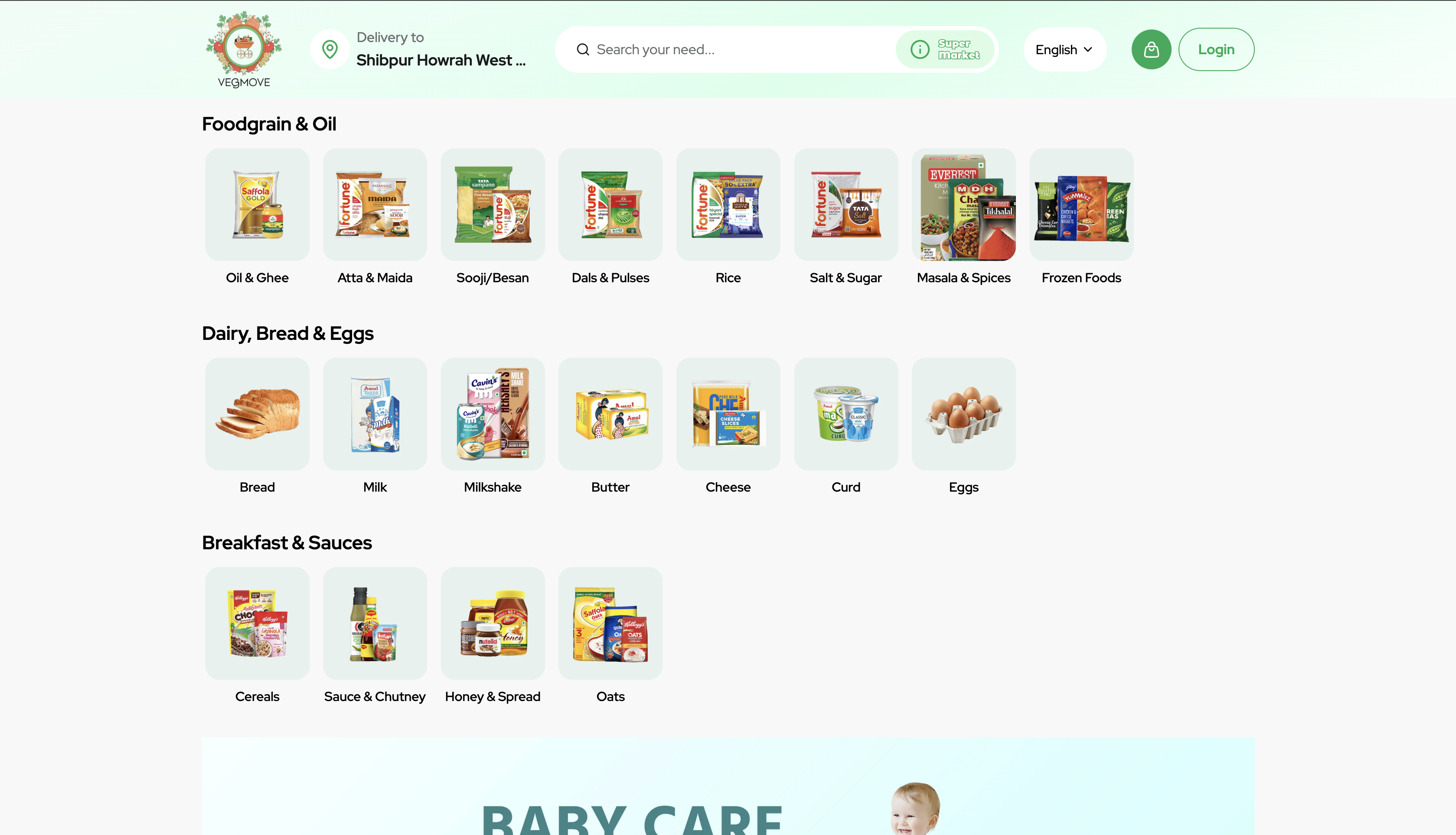VegMove Web Platform 1